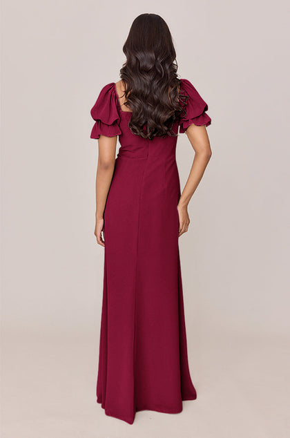 Maeve Chiffon Dress | Made To Order | Marsala