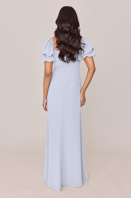 Maeve Chiffon Dress | Made To Order | Periwinkle