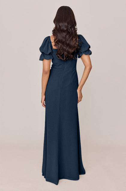 Maeve Chiffon Dress | Made To Order | Romantic Blue
