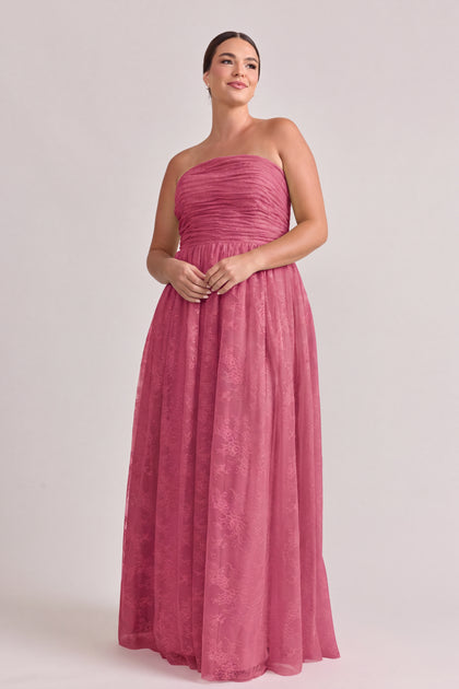 Maren Lace Dress | Berry