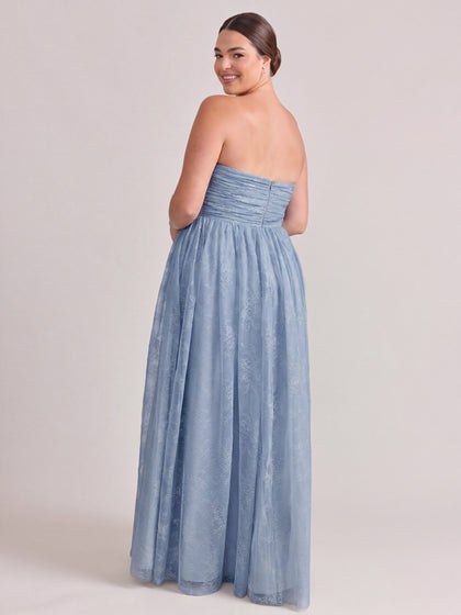 Maren Lace Dress | French Blue