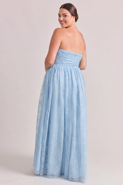 Maren Lace Dress | Sky Blue