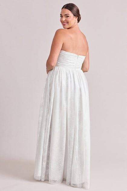 Maren Lace Dress | White