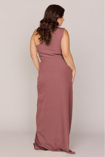 Margot Crepe Dress | Made To Order | Dusty Rose