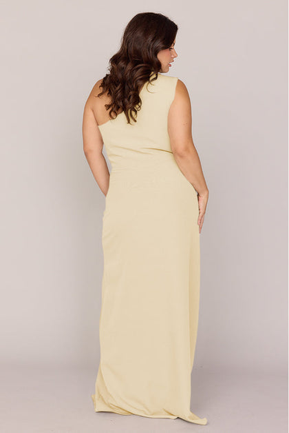Margot Crepe Dress | Made To Order | Pale Yellow