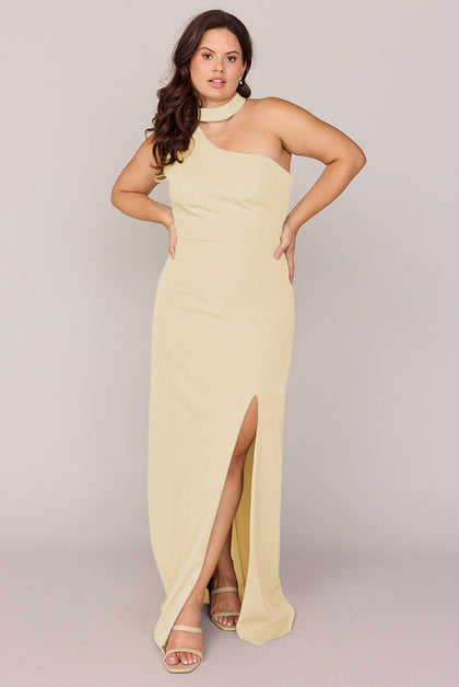 Margot Crepe Dress | Made To Order | Pale Yellow
