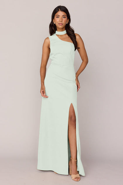 Margot Crepe Dress | Made To Order | Pistachio