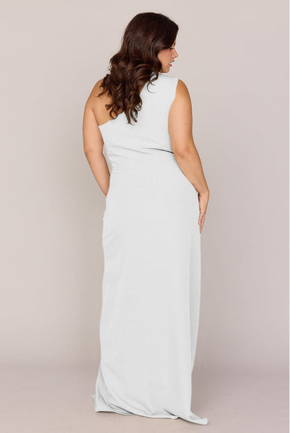 Margot Crepe Dress | Made To Order | White Pearl
