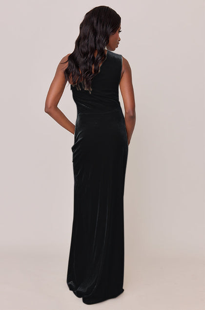 Margot Velvet Dress | Made To Order | Black