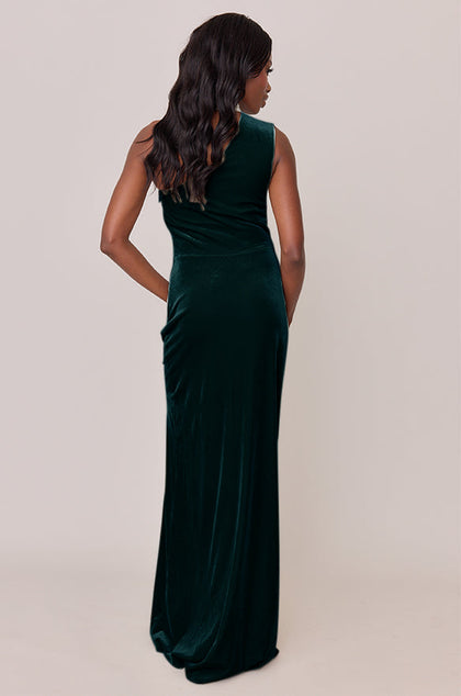 Margot Velvet Dress | Made To Order | Classic Emerald