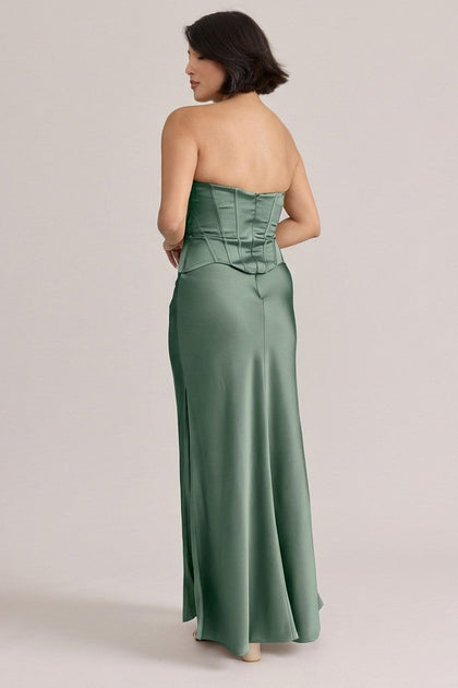 Marina Satin Dress | Made To Order | Rosemary