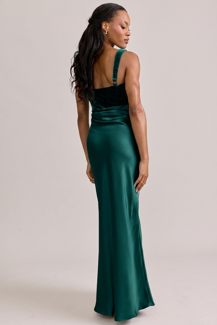 satin and velvet bridesmaid dresses Marlowe + Dress Size:43.5 (US 12.5) Crochet hand made maxi dress satin bridesmaid dresses Royal Blue Velvet Mini Leonia is the perfect