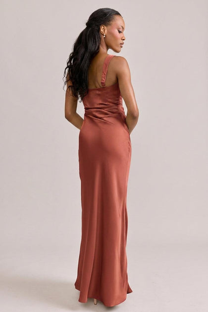 Marlowe Satin Dress | Made To Order | Cinnamon Rose