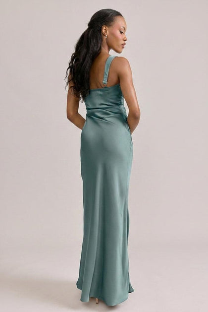 Marlowe Satin Dress | Made To Order | Rosemary