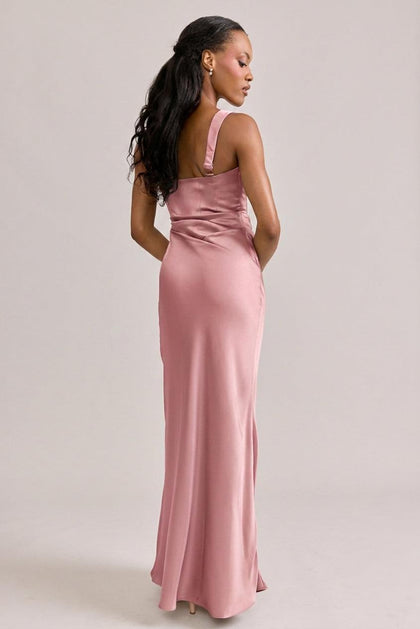 Marlowe Satin Dress | Made To Order | Rosette