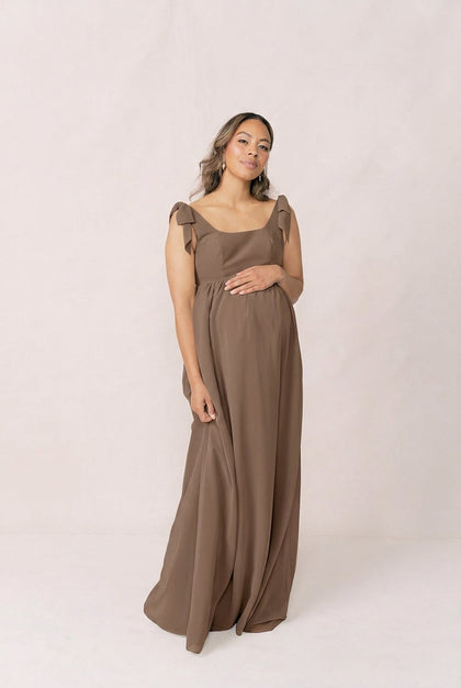 Maternity Bowie Chiffon Dress | Made To Order | Truffle