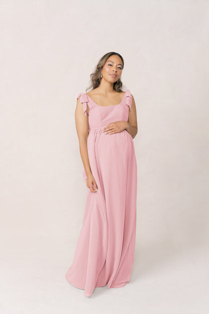 Model: Mercedes; Size: 8; Color: Blushing Bride