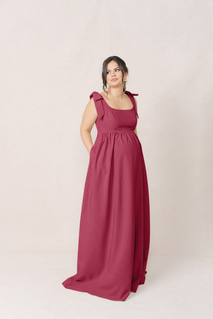 Model: Barbara; Size: 14; Color: Berry