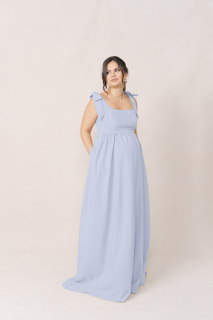 Model: Barbara; Size: 14; Color: Periwinkle