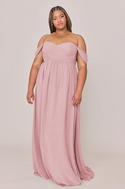 Maternity Kennedy Chiffon Convertible Dress | Made To Order | Blushing Bride