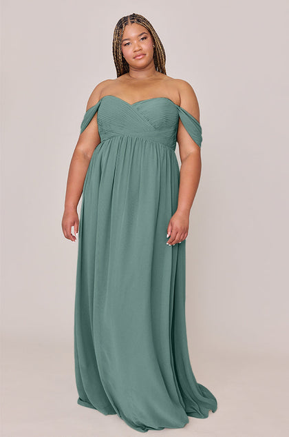 Maternity Kennedy Chiffon Convertible Dress | Made To Order | Rosemary