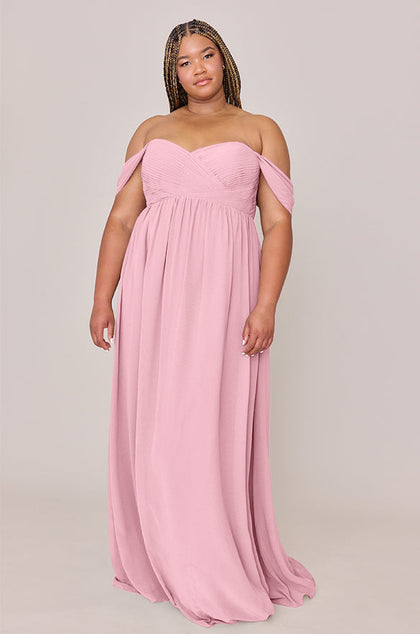 Maternity Kennedy Chiffon Convertible Dress | Made To Order | Rosette