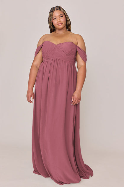 Maternity Kennedy Chiffon Convertible Dress | Made To Order | Rosewood