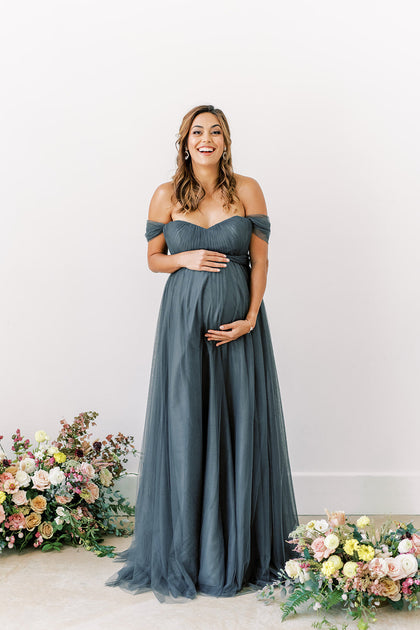 Maternity Rosalie Tulle Convertible Dress | Home Try On