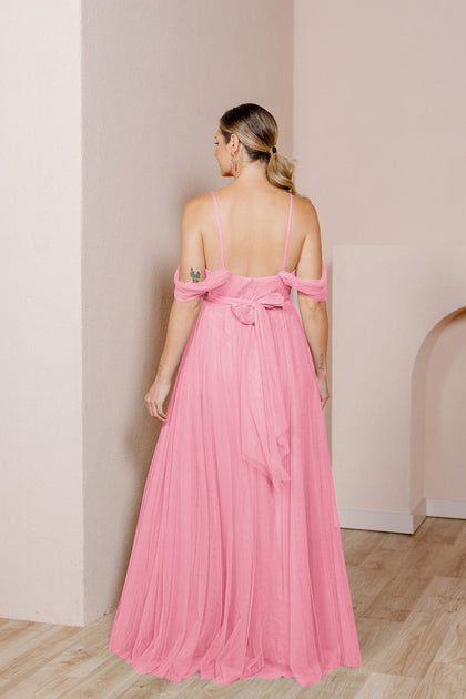 Maternity Rosalie Tulle Convertible Dress | Made To Order | Rosette