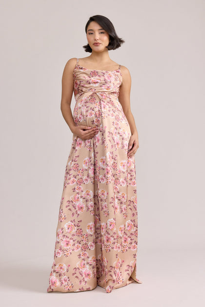 Model: Clarissa; Size: 6; Color: Honey Beige Blossom