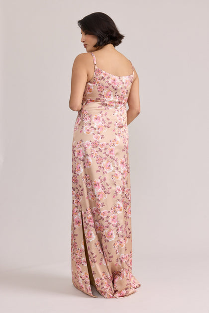 Model: Clarissa; Size: 6; Color: Honey Beige Blossom
