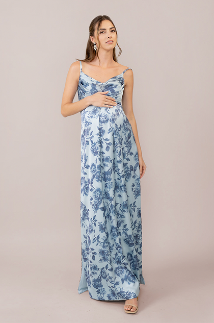 Model: Lindsey; Size: 4; Color: Sky Blue Garden