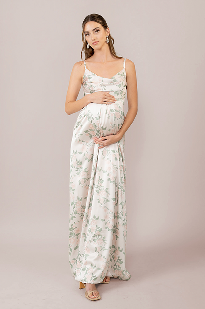 Model: Lindsey; Size: 4; Color: Soft Champagne Bouquet