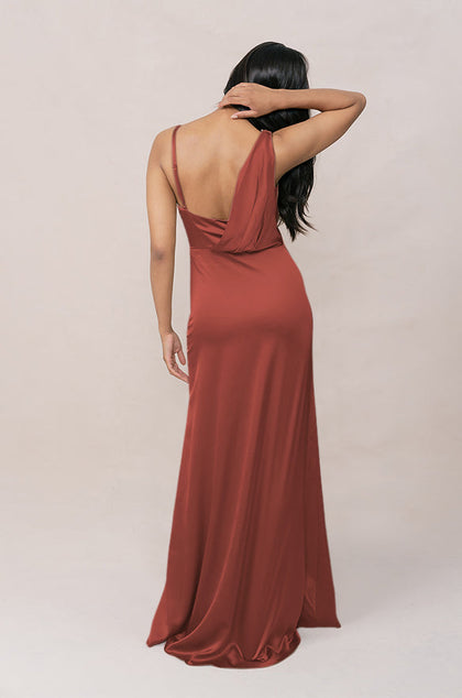 Maxine Satin Dress | Made To Order | Cinnamon Rose