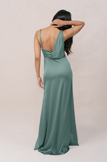 Maxine Satin Dress | Made To Order | Rosemary