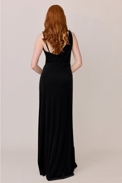 Maxine Velvet Dress | Made To Order | Black