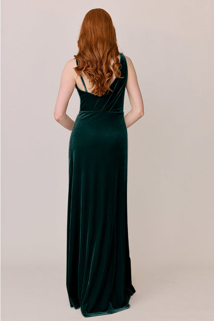 Maxine Velvet Dress | Made To Order | Emerald