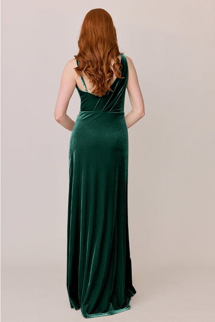 Maxine Velvet Dress | Made To Order | Emerald