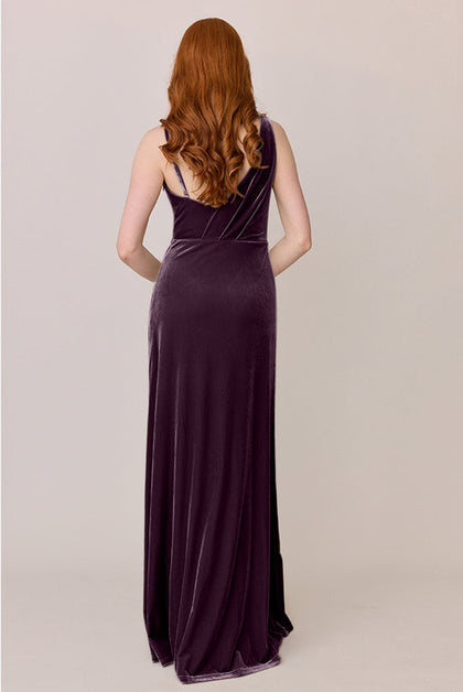 Maxine Velvet Dress | Made To Order | Purple