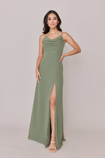 Chiffon Mega Swatch | Moss