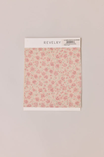 Chiffon Floral Print Mega Swatch | Blushing Bride Posey