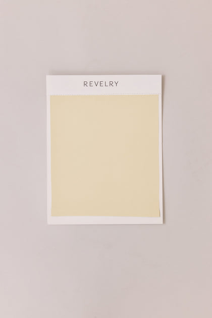 Crepe Mega Swatch | Pale Yellow