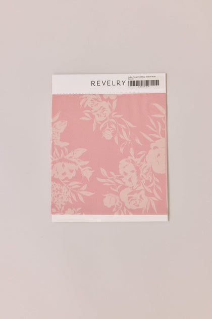 Chiffon Floral Print Mega Swatch | Blush Bouquet