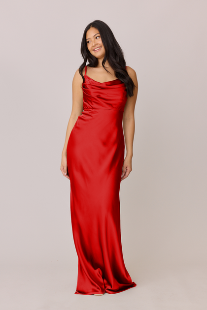 Satin Mega Swatch | Poppy Red
