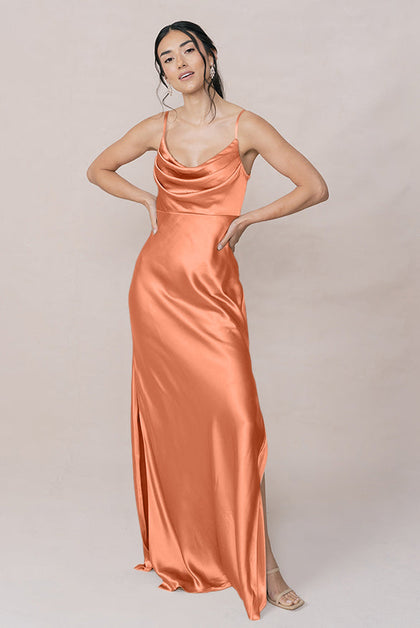 Satin Mega Swatch | Tangerine