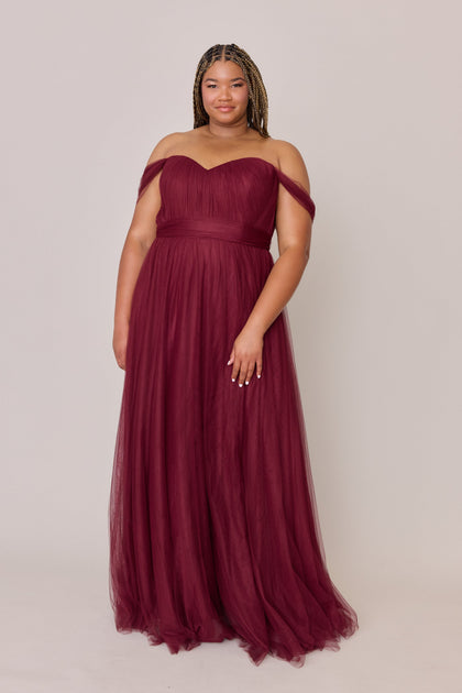 Tulle Mega Swatch | Cabernet