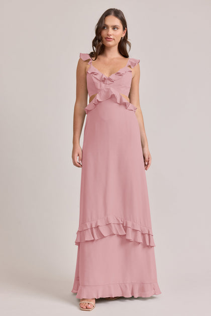 Mia Chiffon Dress | Made To Order | Blushing Bride