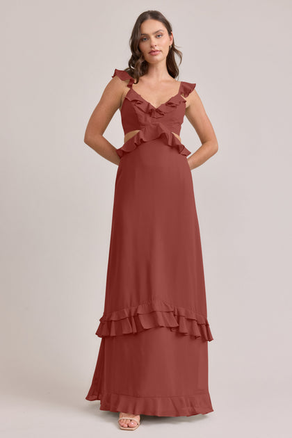 Mia Chiffon Dress | Made To Order | Cinnamon Rose