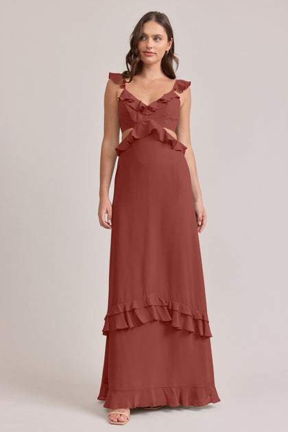 Mia Chiffon Dress | Made To Order | Cinnamon Rose
