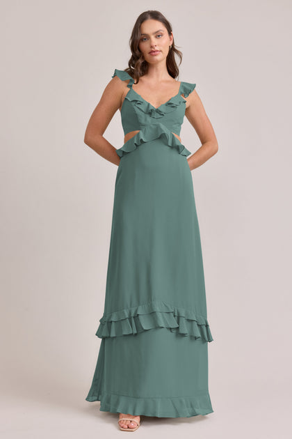 Mia Chiffon Dress | Made To Order | Rosemary